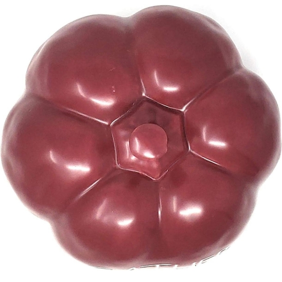 RAE DUNN CERAMIC GATHER PUMPKIN MAGENTA COLLECTION IN BURGUNDY NEW! - Picture 3 of 5